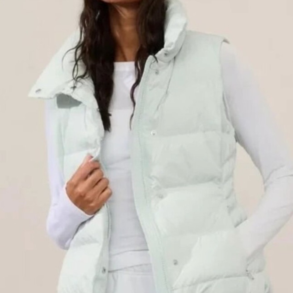 Athleta Women's Downtown Glacier Green Gilet Vest